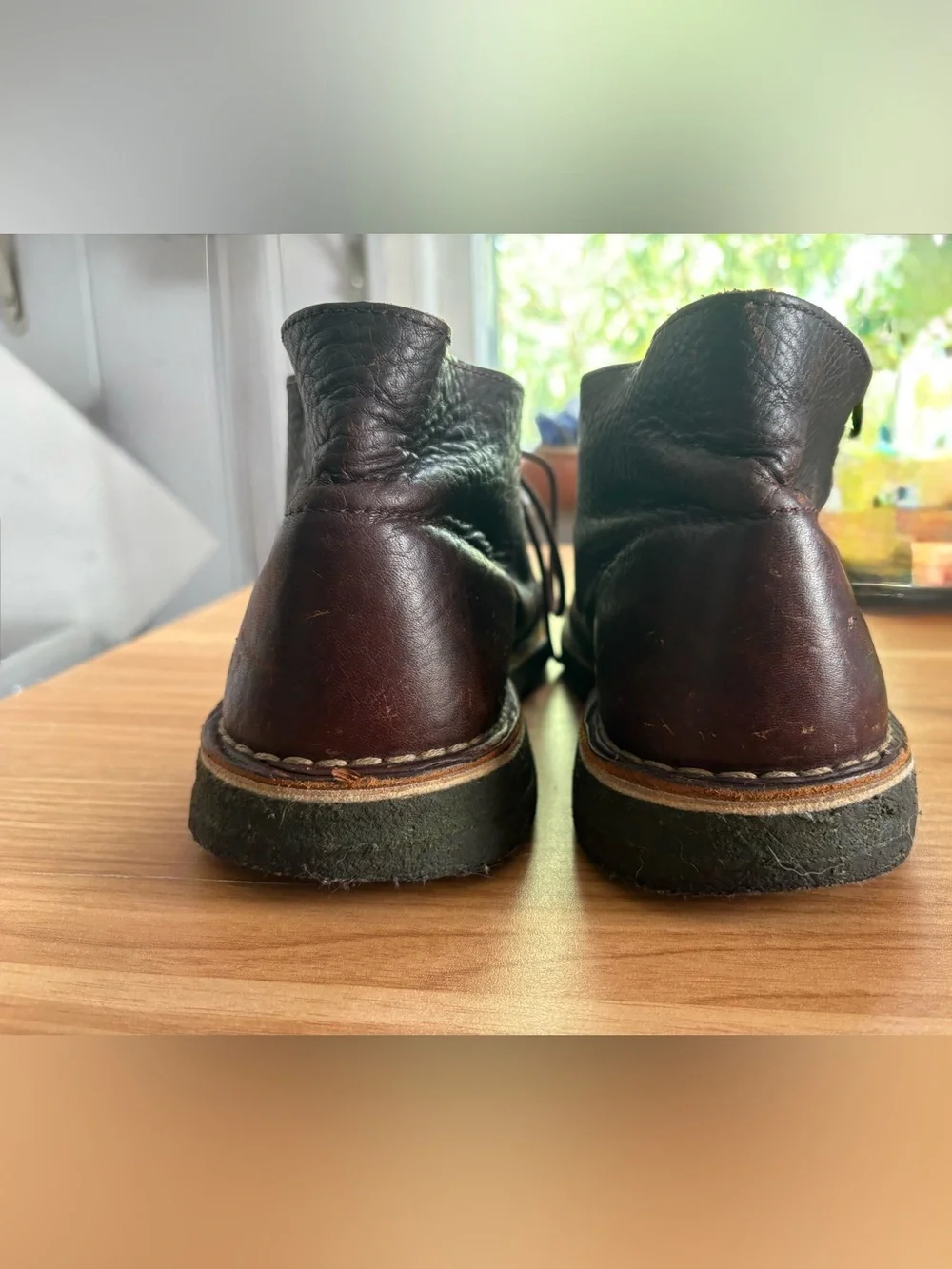 Clarks Originals New Indies 67733 Men’s 10 M Brown Leather Chukka Crepe Boots
